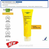 The FACE TEMULAWAK EXFOLIATING GEL BPOM 50ml Original/AHA BPA PHA - Brightens And Removes Dead Skin Cells