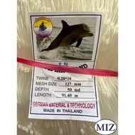 028*10 x 5"(127MM) x 50MD(20Kaki) x 91.4MTR Jaring Pukat Ikan Pukat Pintal Pukat Ikan Pukat Udang Ja