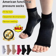 【Hot Sale】[Remove Swelling/Decompression]Functional Compression Socks/Fit The Foot Breathable Wickin