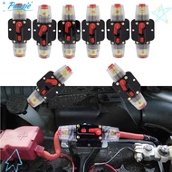 PANSIE DC Resettable Circuit Breaker, 60A 50A 40A 30A Resettable Insurance Self Recovery Circuit Bre