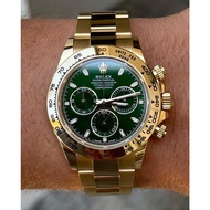 Automatic Mechanical Watch Stainless Steel Luxury Brand Rolex Gold Green Daytona