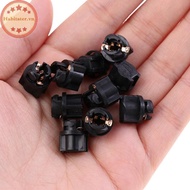 TATER 5Pcs Signal Light T5 Led Twist Socket Panel Light Socket Assembly Base T5 Socket Car Bulb Base