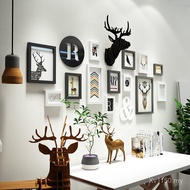 Photo _ Interchangeable _ Modern Photo Wall Nordic Photo Frame 6163 Decorative Painting Solid Wood C