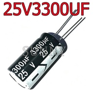 5~10PCS Electrolytic Capacitor In-Line 25V3300UF 3300UF 25V Volume 13 * 25MM
