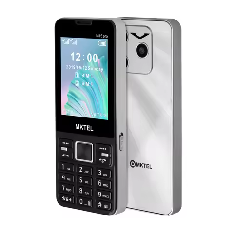 MKTEL M15 Pro 2G Feature Phone Dual SIM 2.8" Screen 1500mAh Battery GSM 850/900/1800/1900 0.08MP Cam