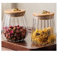 [SG] Glass Jar With Lid  I Glass Container I Japan Glass Tea Jar ZZZ