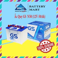 Bình Ắc Quy Nước 12V-50Ah Ắc Quy Ô Tô GS N50