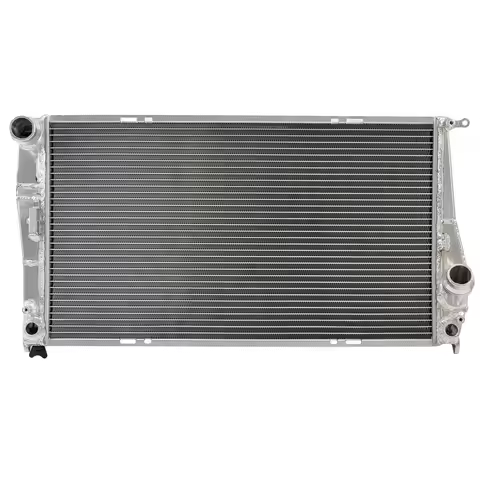 SPAWON Aluminum Radiator For BMW 135i 335i 335is 335xi X1 E84 3.0L L6 2007-2016 only AT Automatic Tr