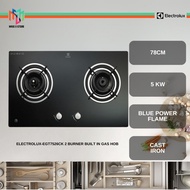 Electrolux EGT7526CK 78cm SMART 2-Burner Built-in Gas Hob Dapur Gas