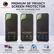 Hydrogel Privacy Screen Protector for Samsung A56 5G / A36 / A26 / A52s 5G / A22 5G / A32 5G / A72 /