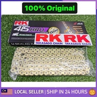 RK takasago chain HRU (U-RING) 415-130L 415 130 Rantai Emas Gold Chain RK JAPAN Racing Y16 Y15 RS150