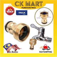 FALLA ITALY 1/2" Brass Tap Hose Connector Garden Water Pipe Quick Adaptor Fitting Thread