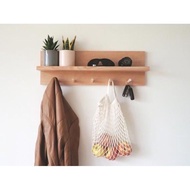 KAYU GANTUNGAN Decography - Wall Shelf Paste Rack Keychain Book Clothes Wooden Shelf Multipurpose Key Holder