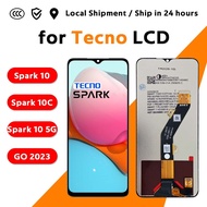 LCD For Tecno Spark10 /10C /Spark 10 5G /Go 2023  LCD Display Touch Screen Digitizer Assembly Replac