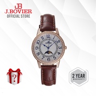 J.Bovier Glanz Collection Moon Phase Quartz Watch Casual Watch | Fashion Watch (B26-054-GGUH)