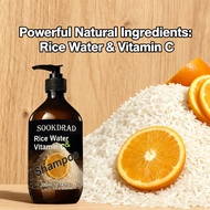 Trendy Rice Water & Vitamin C Shampoo, 300ml, Fresh Hair Look, Daily Use for Modern Lifestyle  Syamp