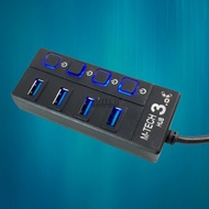 M-tech 4 Ports USB HUB Official CABLE 1.2M 5GBPS | 4 PORT USB HUB Cable ON/OFF