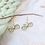 Fun Earrings Funny Bicycle