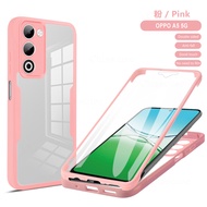 Oppo A5 2025 Casing For Oppo A5 A 5 i pro A5i A5ipro OppoA5 OppoA5i OppoA5ipro 360 ° Front Back Tran