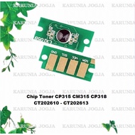Chip Toner Xer0x CP315 CM315 CP318 CM318 CT202613 CT CT CT202612 CT CT CT202611 CT CT CT202610