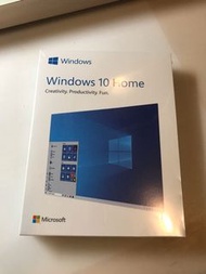 MS Windows 10 Home 彩盒版 全新未開盒