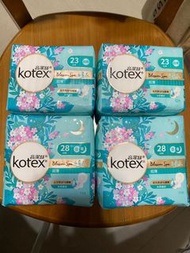 KOTEX Blossom Spa白茶花超薄日用23CM 12片 超薄日/夜用28CM 11片 高潔絲 M巾 衞生巾 衛生巾