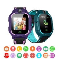 สมาทวอช Q19 Children's Smart Watch SOS Kids Phone Watch Waterproof IP67 Smartwatch For Boys Girls With Sim Card Photo For IOS Android Green