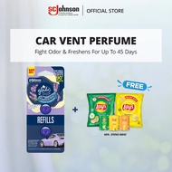 Glade Car Vent Perfume Air Freshener Refill Essences Elite - Lavender & Cedarwood (2ml x 2)