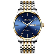 0264WatchBidenDouble Calendar Biden Business Steel Belt Watch Quartz Men QDBK