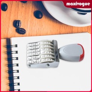[Maxivogue] 6 Digit Numbering Stamp, Number Stamp, Digit Stamp, Vintage Numbering Stamp, 5mm