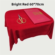 MOMIAN | Ceremonial Red Velvet Award Tray Set