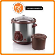 Iona GLSC850 Purple Clay Auto Slow Cooker with Double Boiler