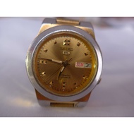 Seiko 5 Automatic 21 Jewels Gold Plated Watch