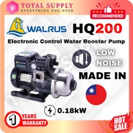 WALRUS HQ200 | HQ400 | HQ800 ELECTRONIC CONTOL WATER BOOSTER PUMP | LOW NOISE