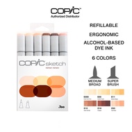Copic Sketch Marker 6 Colors Portrait Set Copic Marker