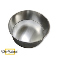 Round Aluminium cake mould/Acuan Kek/Non-live Bottom/(Tinggi 3”) 4/5/6/7/8/9/10 inch