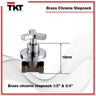 (READY STOCK)Concealed/  Shower stopcock/  Flange Stopcock 1/2" &amp; 3/4"(TKT-SC01 &amp; TKT-SC02)