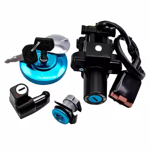 Motorcycle Ignition Switch Lock Gas Fuel Petrol Tank Cap Cover Seat Lock Key for Honda CRF250L CRF25