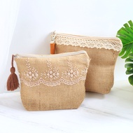 MINIMAL MINIMUM PURCHASE 100 Pcs Burlap Burlap Souvenir Pouch