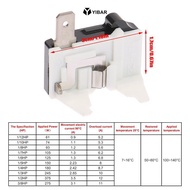 4TM 110/220V Refrigerator Overload Protector Relay 1/2-1/8HP Replacement Part