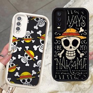 Black and White soft silicone Casing for Samsung A50 A30 A50s A30s Z-86 Logo One Piece