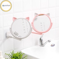 ziyunshan Folding Wall Mount Vanity Mirror Without Drill Swivel Bathroom Cosmetic Makeup sg
