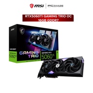 MSI GEFORCE RTX5060TI GAMING TRIO OC 16GB GDDR7 GRAPHIC CARD