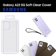 原裝 三星 EF-QA226 Back cover TPU Case 輕薄透視背蓋 保護套 Soft Clear Cover For Samsung Galaxy A22 5G (透明 Transpa