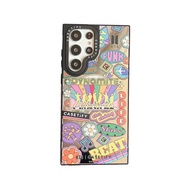 Samsung Galaxy S23 Ultra S23 Plus S22 Ultra phone case TiFY 【Toy friends】BTS creative stickers Mirror Effect INS style TPU Shockproof protec Cover