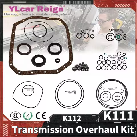 K111 K112 CVT Automatic Transmission Gearbox Overhaul Kit Rebuild Repair Seals Gasket O-rings For To