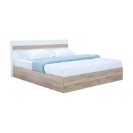furinbox เตียงนอน รุ่นมินิโอ ขนาด 6 ฟุต - สีธรรมชาติ/ขาว