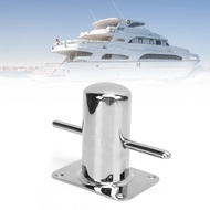 316 สแตนเลสสตีลเดี่ยว Mooring Bitt Heavy Duty Cross Bollard Cleat Marine อุปกรณ์ฮาร์ดแวร์