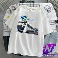 MRT Jakarta children's clothes, MRT Jakarta children's train t-shirts