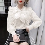 DC- 3181 Laurencia Velvet Top / Blouse Wanita / Atasan Import Wanita / Baju Fashion Wanita